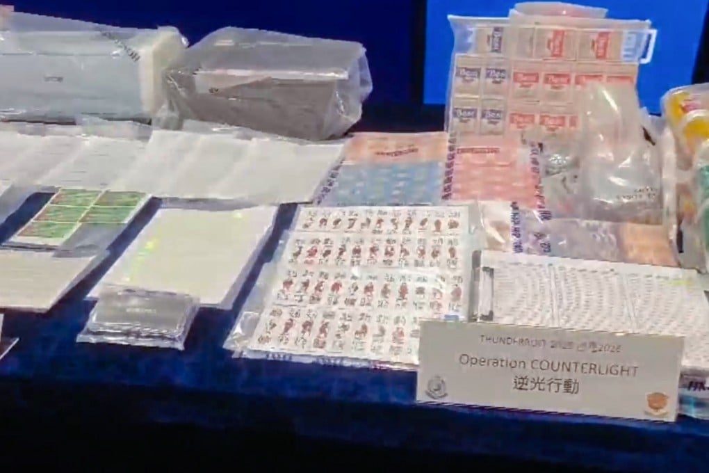Hong Kong police have arrested 127 people in a six-month undercover operation against a Vietnamese-led crime syndicate accused of running loan-sharking rackets. Photo: Hong Kong Police
