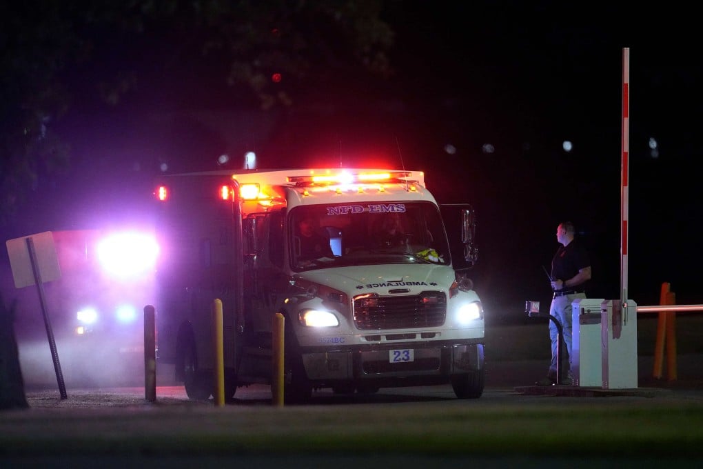 Emergency vehicles arrive at Riverbend Maximum Security Institution after the failed execution of Christa Pike in Nashville in September. Photo: AP
