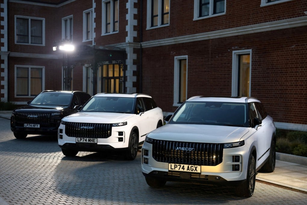 More than 10,000 units of the Jaecoo 7 sports utility vehicle, made by China's Chery Automobile, shifted in September, making it Britain’s bestselling car. Photo: Reuters