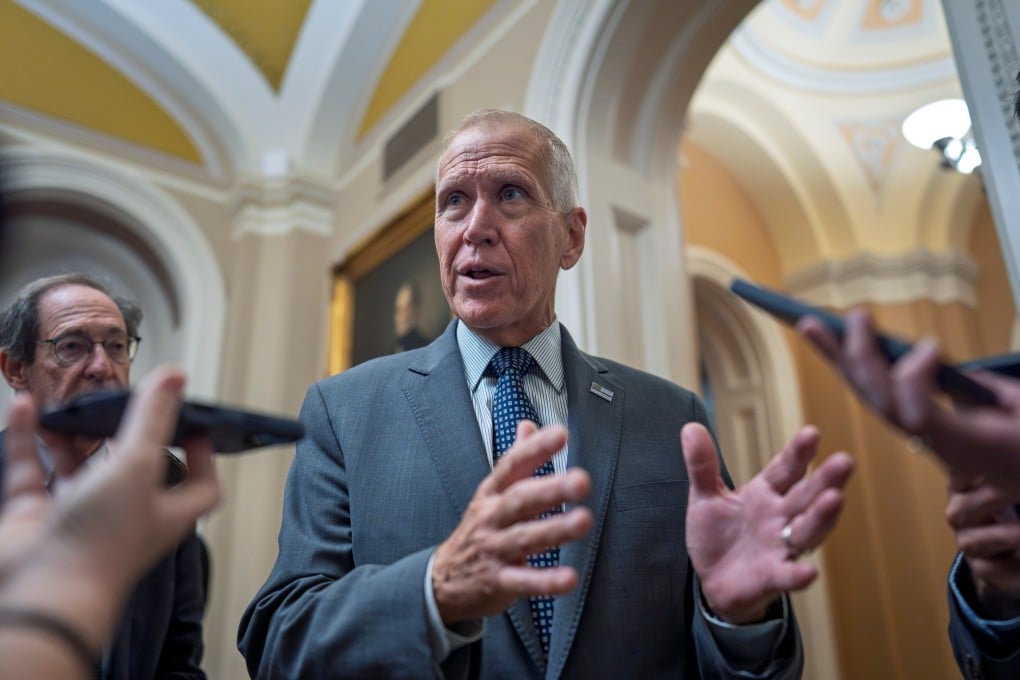 Senator Thom Tillis at the Capitol in Washington. Photo: AP