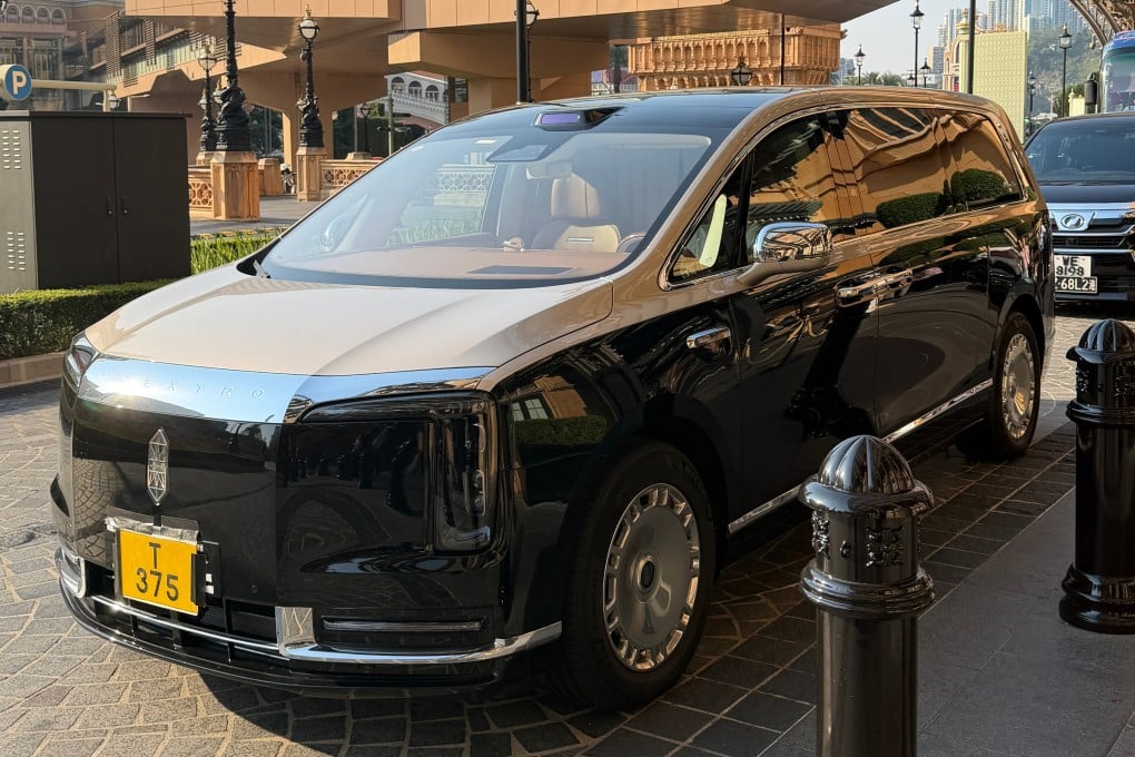 The Maextro V800 multipurpose vehicle is one of the priciest EVs in mainland China. Photo: Handout