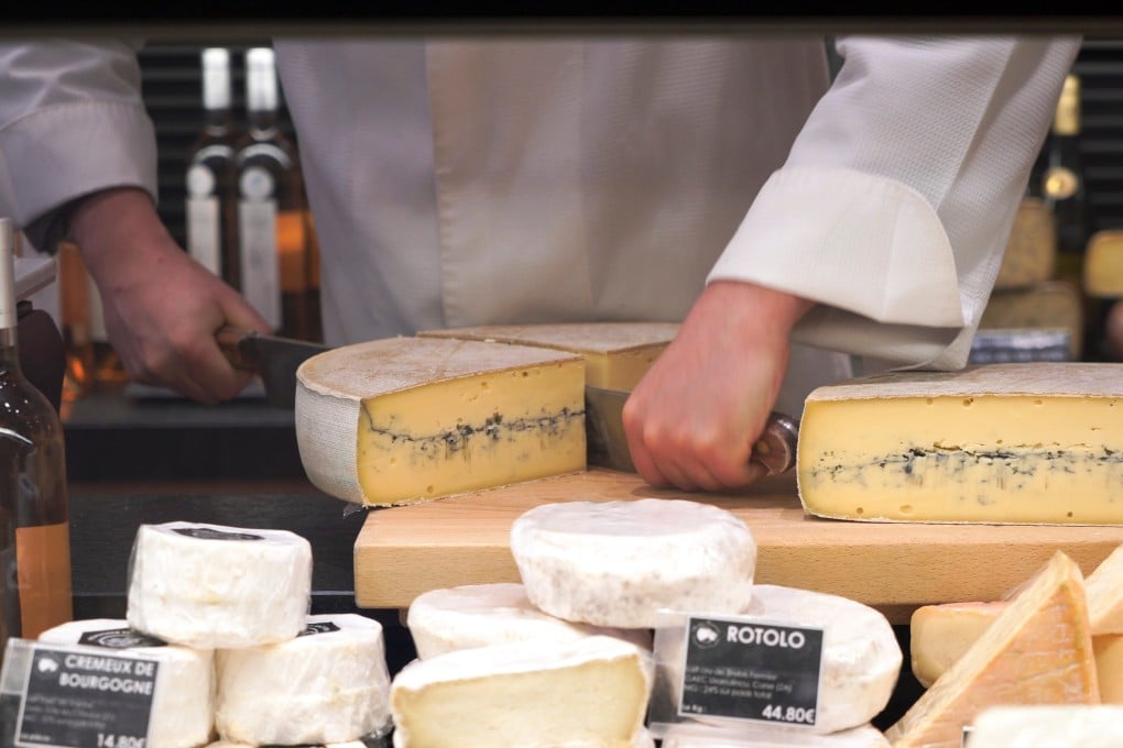 French cheese is displayed for sale at a supermarket in Joinville-le-Pont, near Paris. File photo: via Reuters