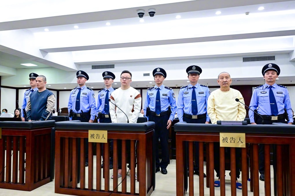 Wei Huairen (right) is known to have weaponised state-authorised military forces for private criminal ends, according to a CCTV documentary. Photo: Handout