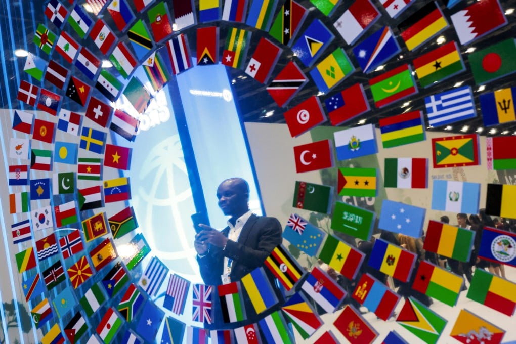 An attendee at the IMF-World Bank Annual Meetings in Bangkok. Photo: Reuters