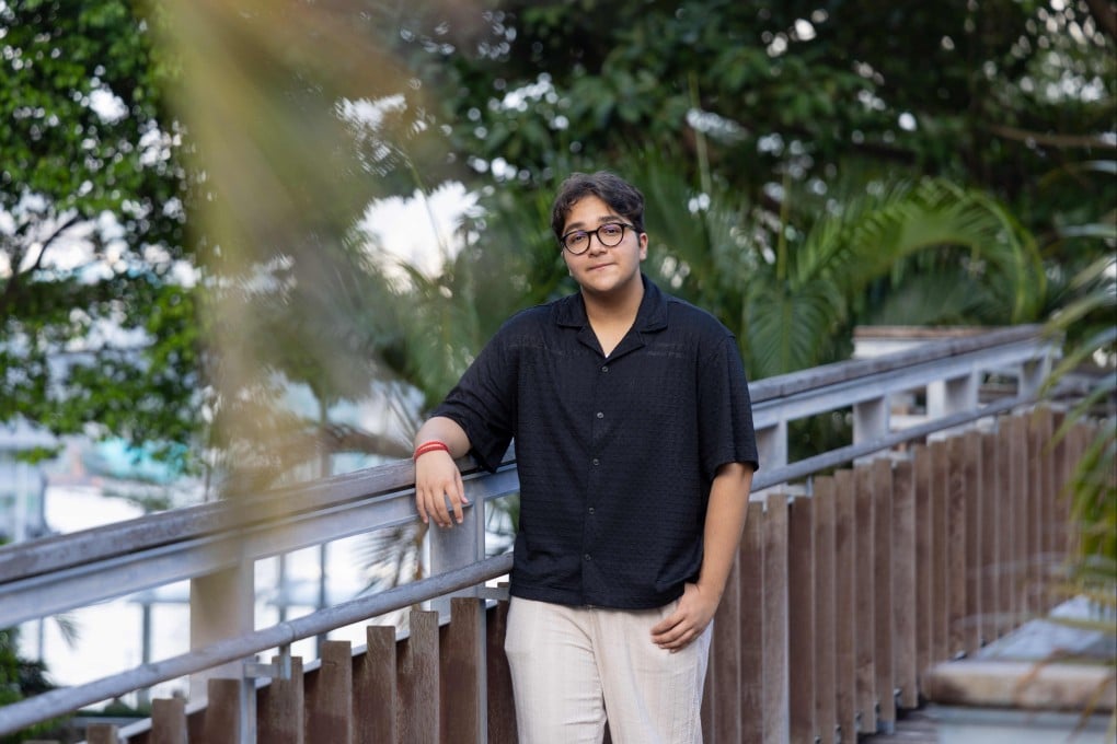 17-year-old Agastya Rekhi has been teaching finance and economics to younger children for about three years. Photo: Kong Yat-pang
