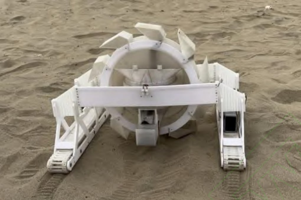 Chinese scientists have extracted iron from the sands of the country’s largest desert using a magnetic separator. Photo: Handout