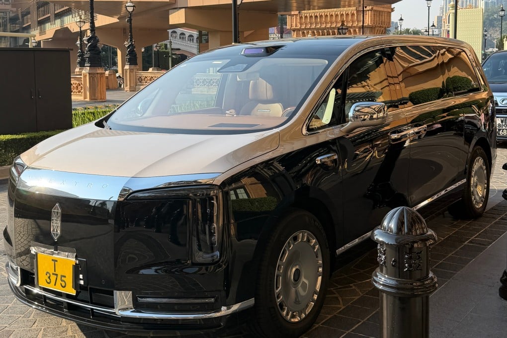 The Maextro V800 multipurpose vehicle is one of the priciest EVs in mainland China. Photo: Handout