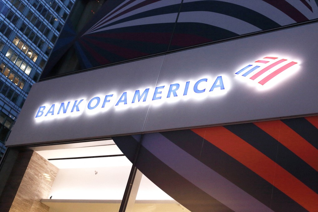 The Bank of America building in New York. The second-largest US bank failed to report hundreds of millions of dollars in suspicious transactions linked to Chinese money-laundering networks. Photo: AFP/Getty Images/TNS