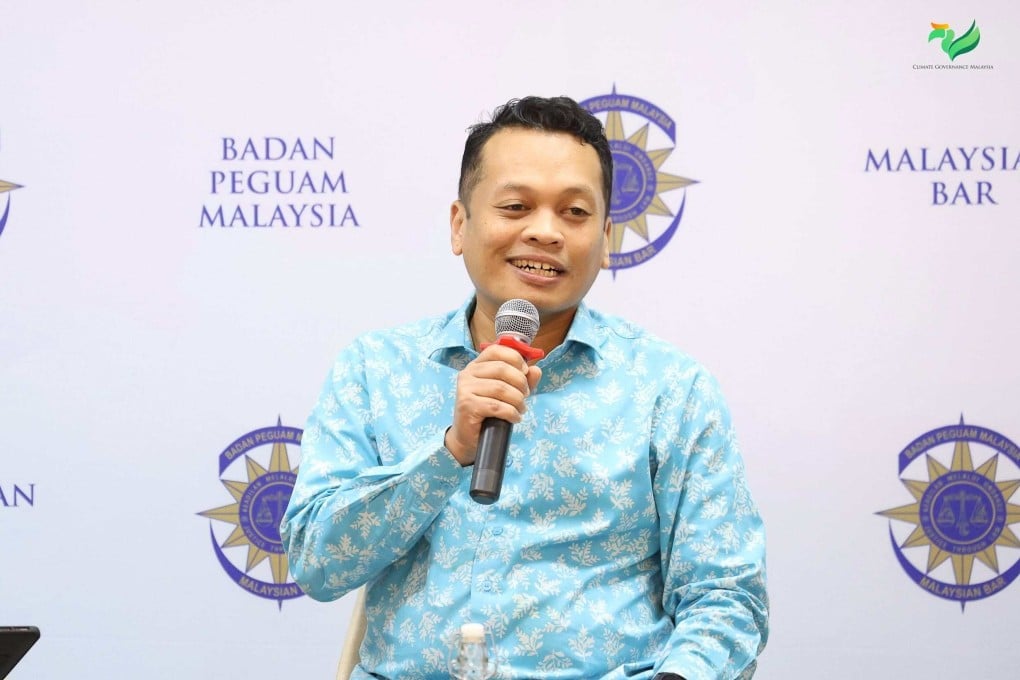 Nik Nazmi Nik Ahmad speaks at a Malaysian Bar Council event in September. Photo: Facebook/niknazminikahmad