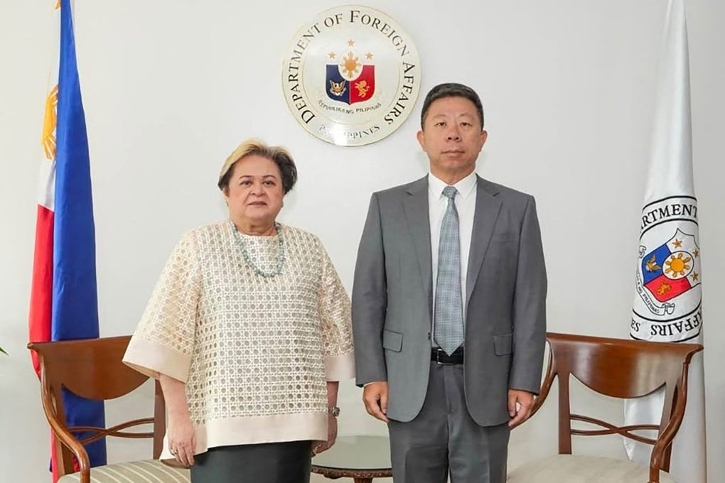 Philippine Foreign Secretary Theresa Lazaro summoned the Chinese ambassador Jing Quan to issue a formal protest. Photo: AFP