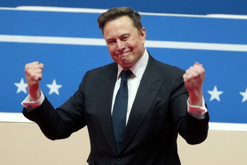 Elon Musk arrives to speak at an event in Washington in January 2025. Photo: AP