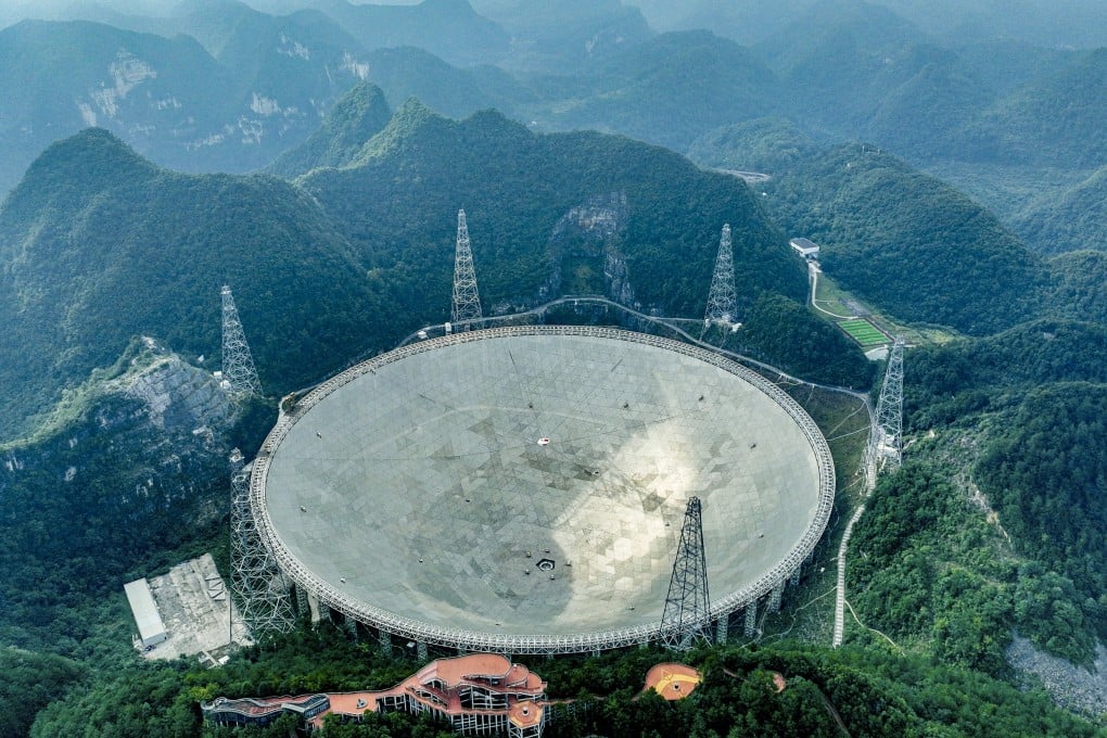 Chinese scientists have discovered a new form of pulsar emissions, called dwarf pulses, using the country’s 500 metre Aperture Spherical Radio Telescope, known as FAST. Photo: Xinhua