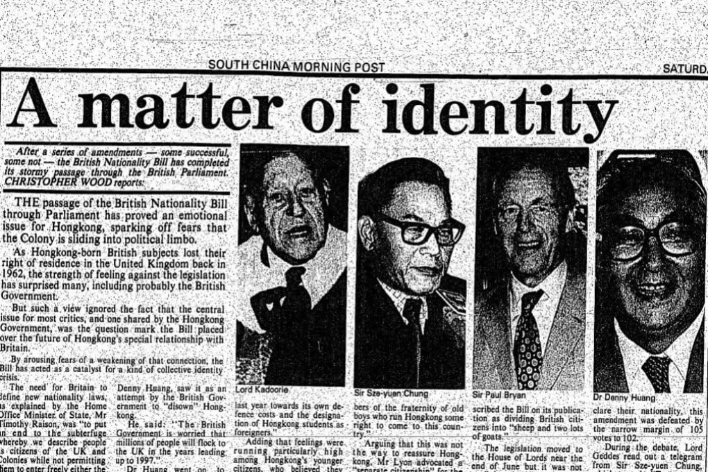 The front page of the SCMP newspaper on October 31, 1981. Photo: SCMP
