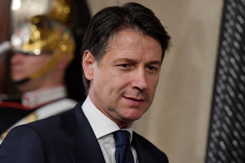 Italian Prime Minister Giuseppe Conte is pushing Italy towards closer cooperation with China. Photo: AFP