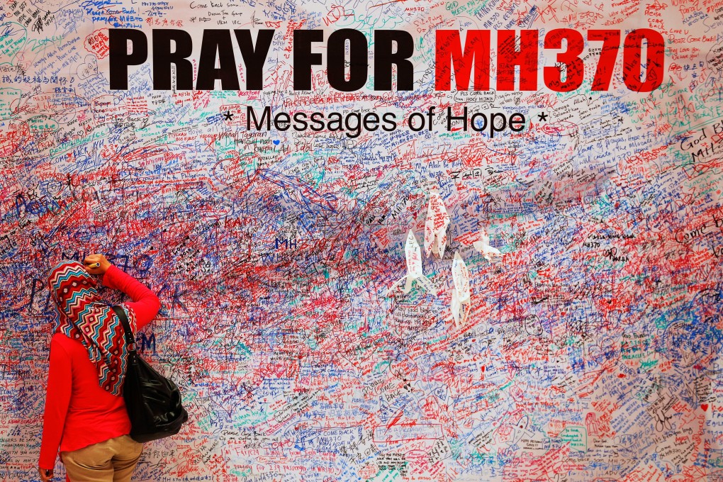 Messages for the passengers of MH370. Photo: Reuters