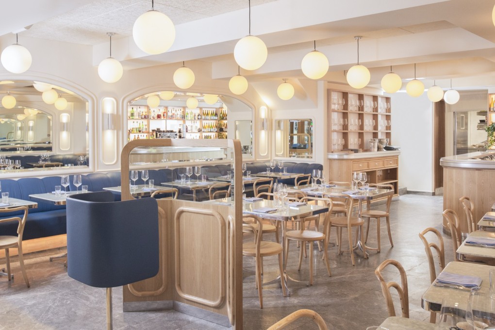 The stripped-down chic of the downstairs restaurant at Belon.