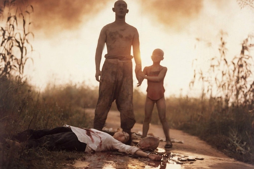 A still from Zhang Yimou’s directorial debut Red Sorghum (1988).