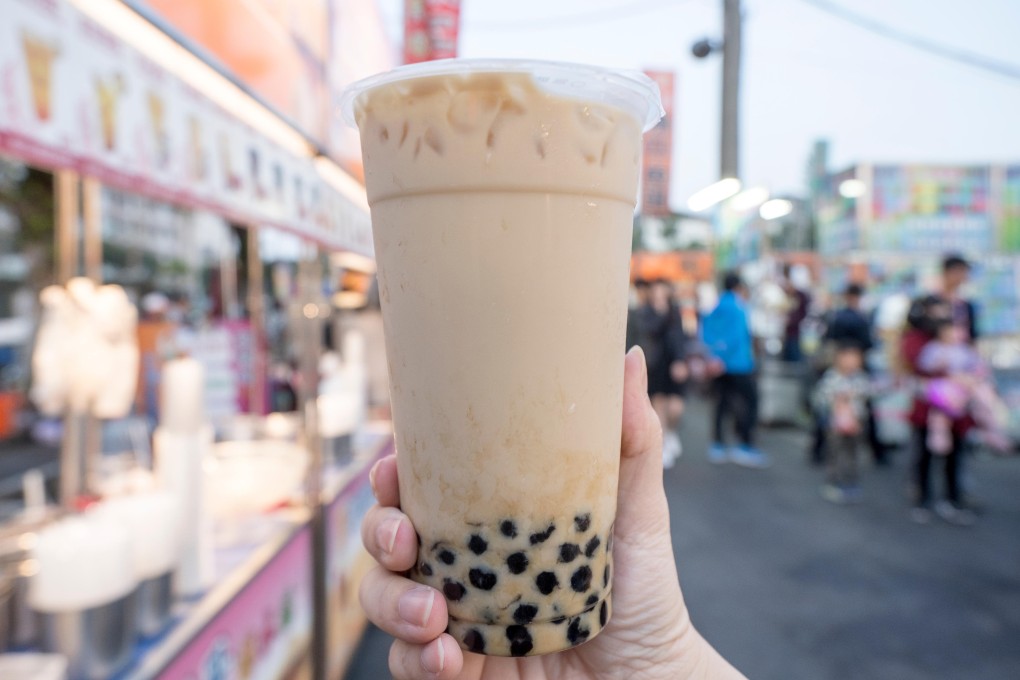 Brown-sugar bubble-milk tea at a night market in Taiwan. Picture: Alamy