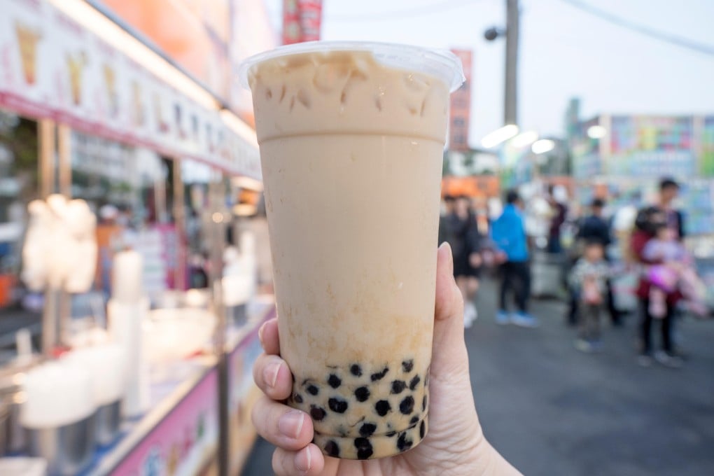 Brown-sugar bubble-milk tea at a night market in Taiwan. Picture: Alamy