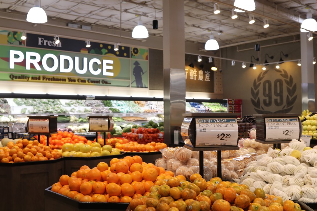 Produce from all over the world at the US-based Asian supermarket chain 99 Ranch Market.