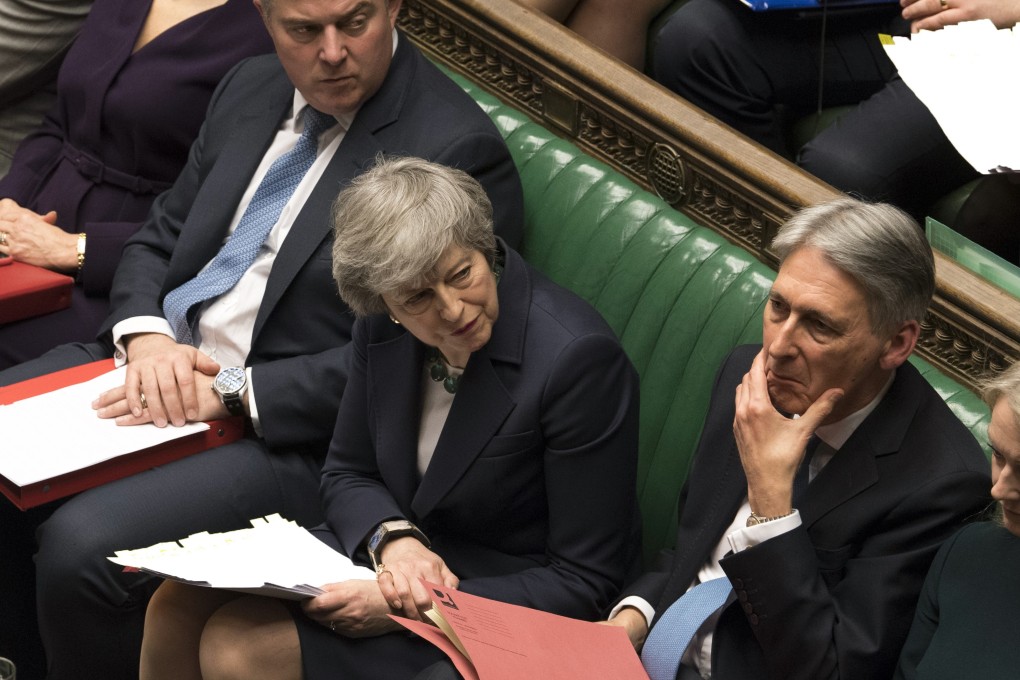 Britain's Prime Minister Theresa May in the House of Commons on Wednesday. Photo: AP