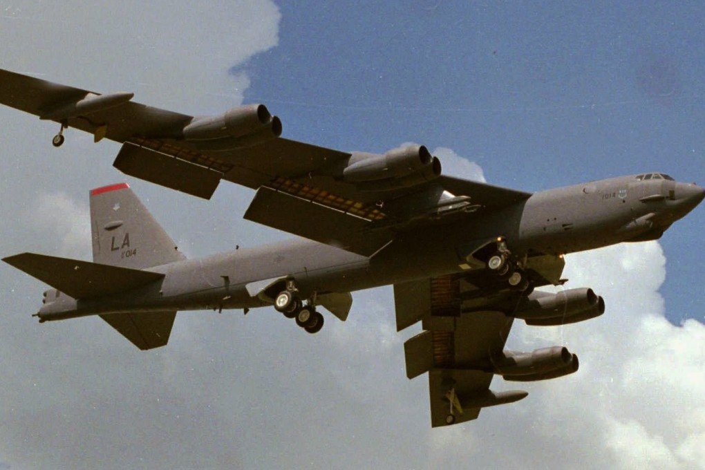 Two B-52H planes also flew over disputed waters on March 4. Photo: EPA-EFE
