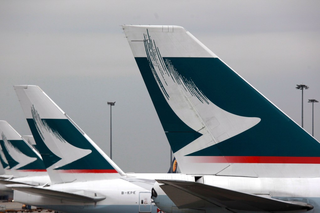 Cathay Pacific planes at Hong Kong International Airport. A spokeswoman said the airline had followed all procedures and was cooperating fully with health authorities. Photo: EPA