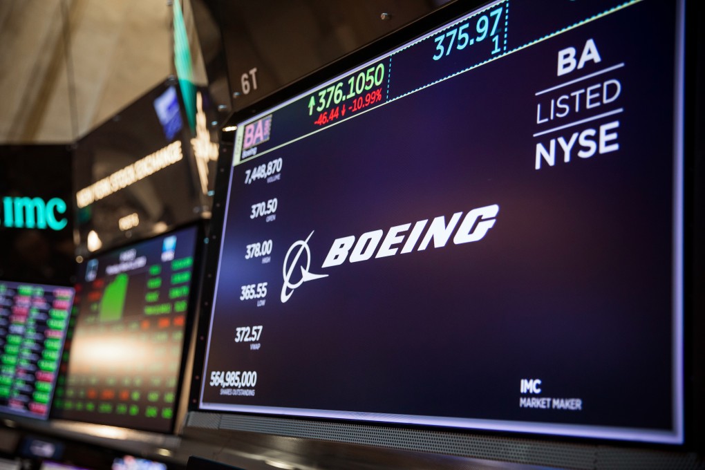 After the Ethiopia Airlines crash, the market immediately priced Boeing’s share off by 12 per cent. This has led to the Dow Jones Industrial Index underperforming the S&P 500 by the most in 10 years. Analysts will note that this makes the stock look like a possible “buy”. Photo: Bloomberg