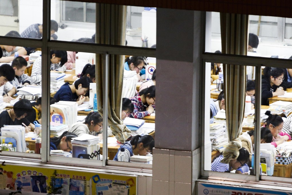Some school administrators in China are using segregation of the sexes outside of class time to enforce discipline. Photo: AFP