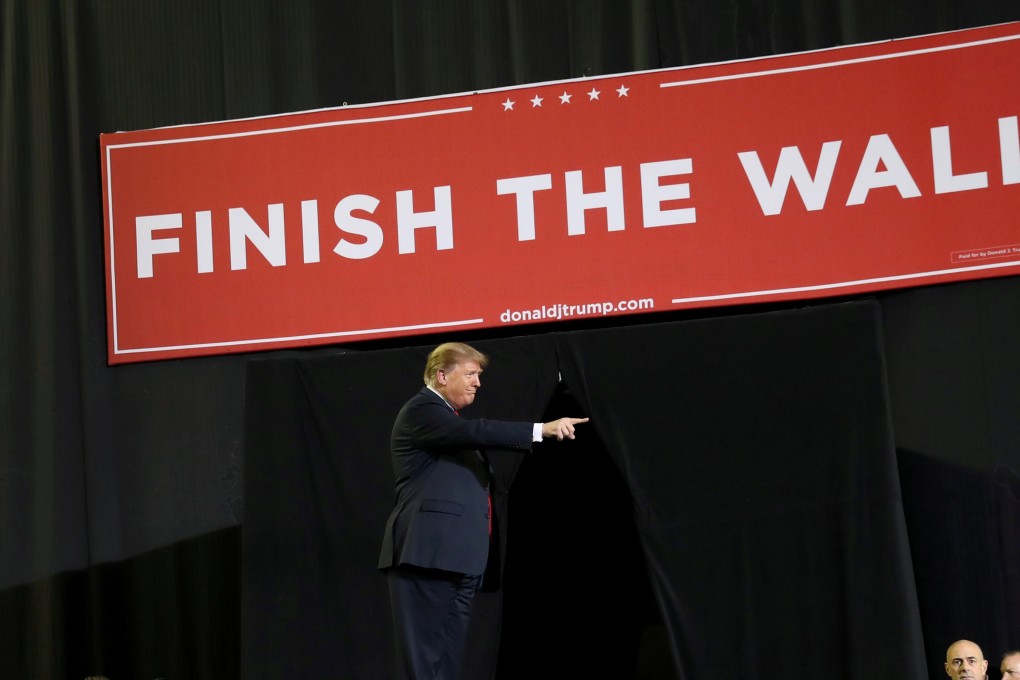 US President Donald Trump gestures during a rally in El Paso, Texas, in February. Photo: Reuters February 11, 2019. REUTERS/Leah Millis/File Photo