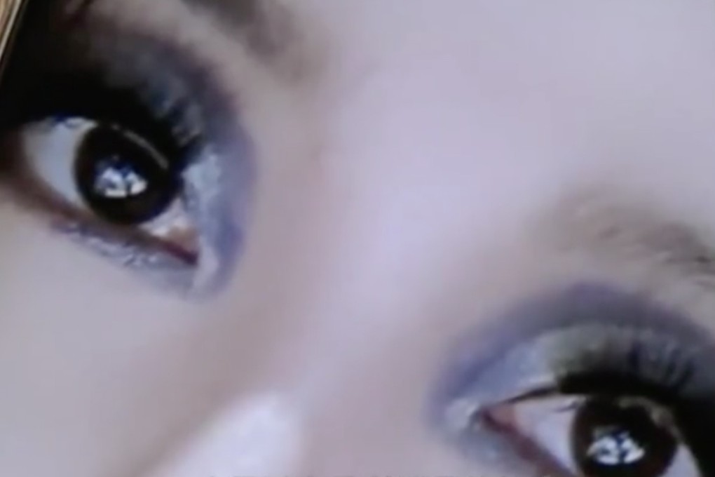 The woman says she was told to remove her make-up before entering a Guangzhou Metro station. Photo: Pear Video