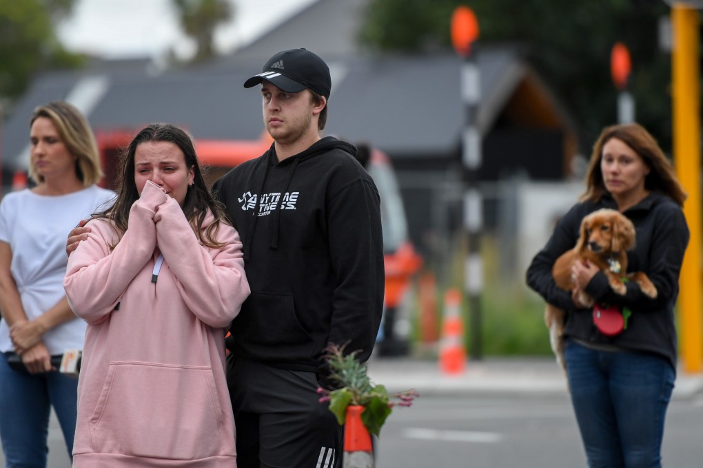 Residents pay their respects for the victims of the mosque attack in Christchurch. Photo: Xinhua