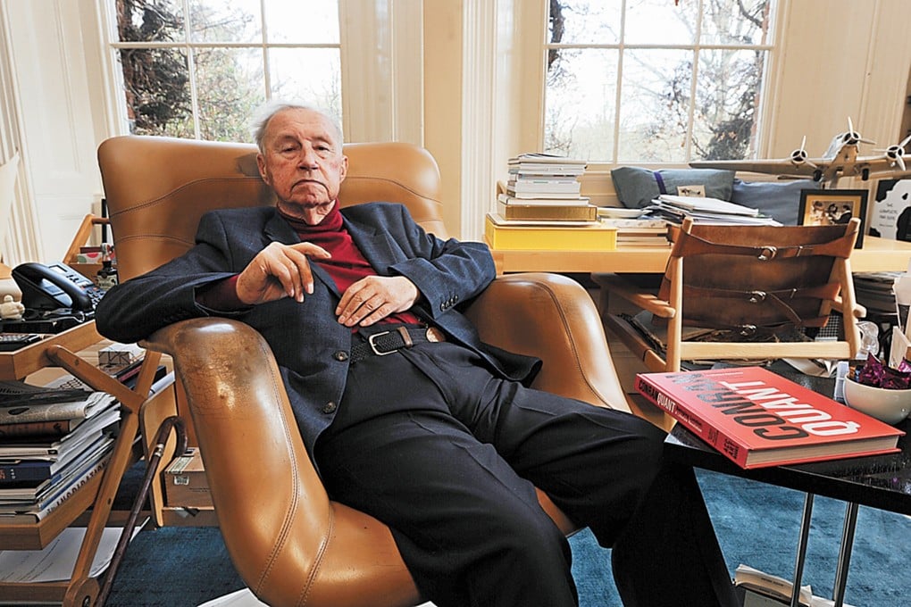 Terence Conran in his apartment in Londonon February 20, 2019. Photo: Mike Clarke
