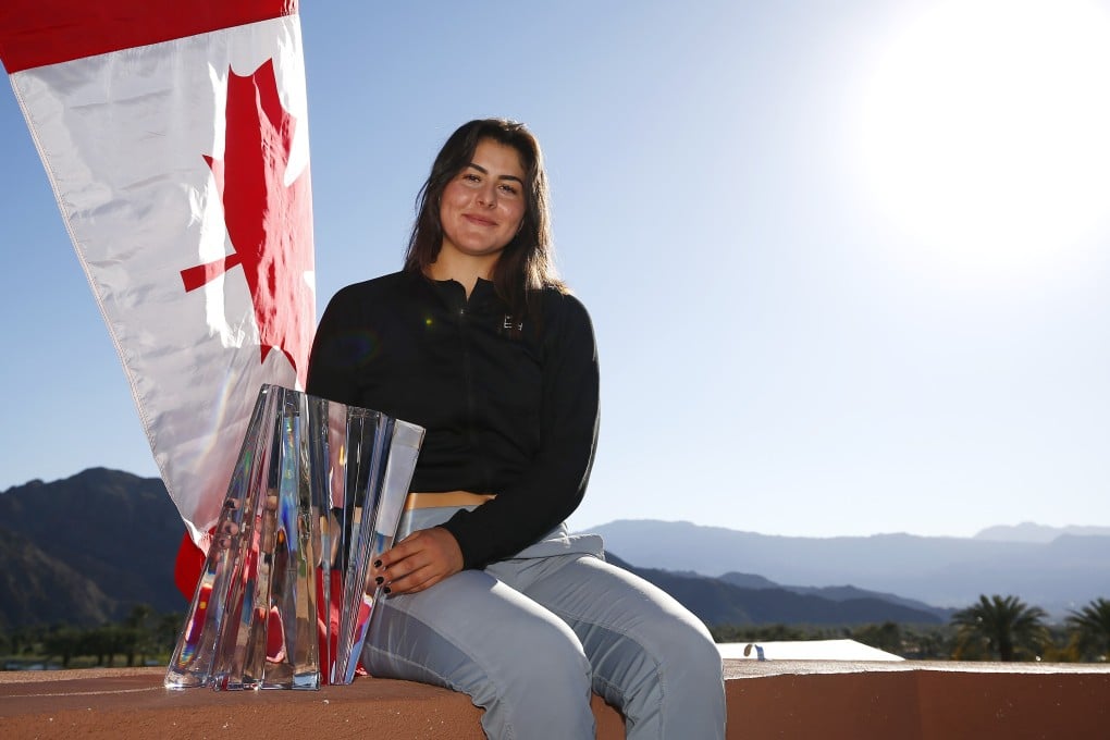 Bianca Andreescu made the breakthrough in California. Photo: AFP