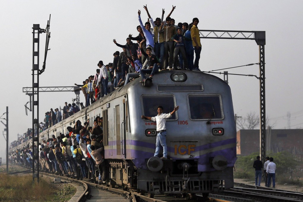 Hands up if you’re late: India’s railways are notoriously tardy. Photo: Reuters