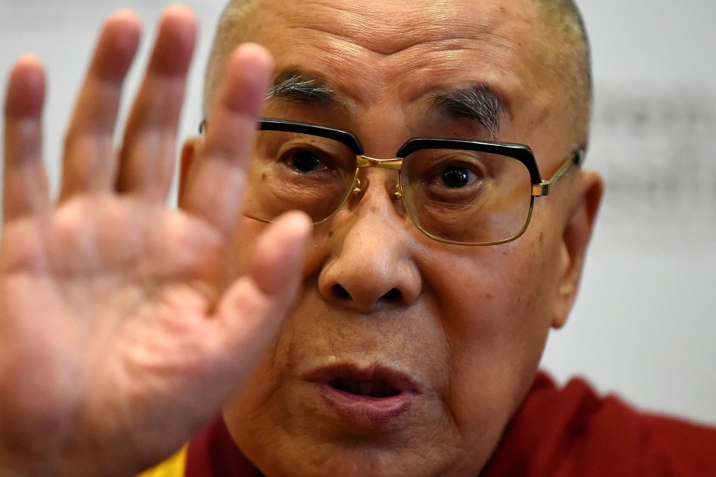 Tibetan spiritual leader the Dalai Lama speaks during a press conference in Londonderry, Northern Ireland on September 11, 2017. Photo: Reuters
