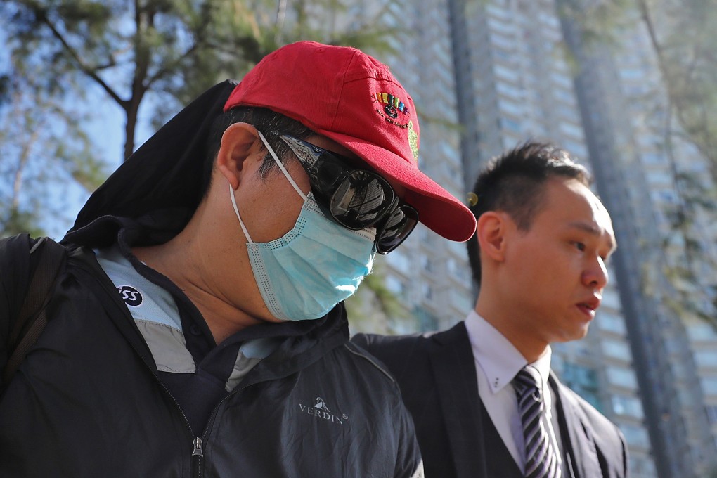 Cheung Kin-wah (L) leaves Eastern Court after being granted bail in December 2017. Photo: Winson Wong