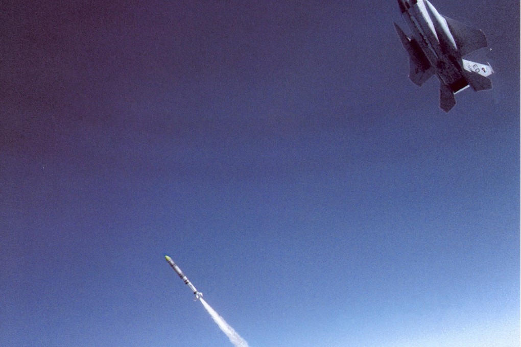 An F-15A firing an anti-satellite missile in September 1985. Photo: US Air Force