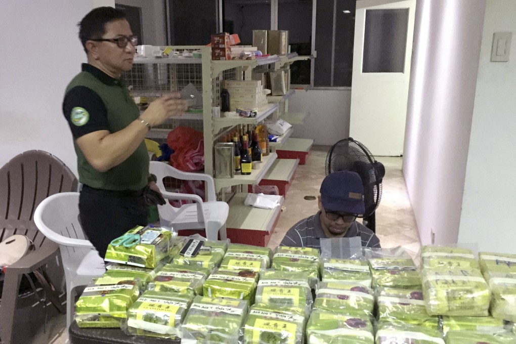 The Philippine Drug Enforcement Agency seized more than 160kg of methamphetamine. Photo: AP