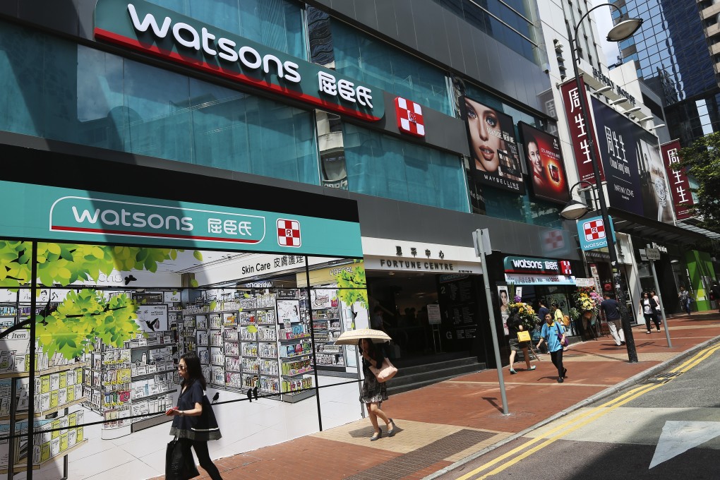Founded in Hong Kong in 1841, AS Watson Group is the world’s largest health and beauty retailer with 15,000 stores in 25 markets. Photo: Sam Tsang
