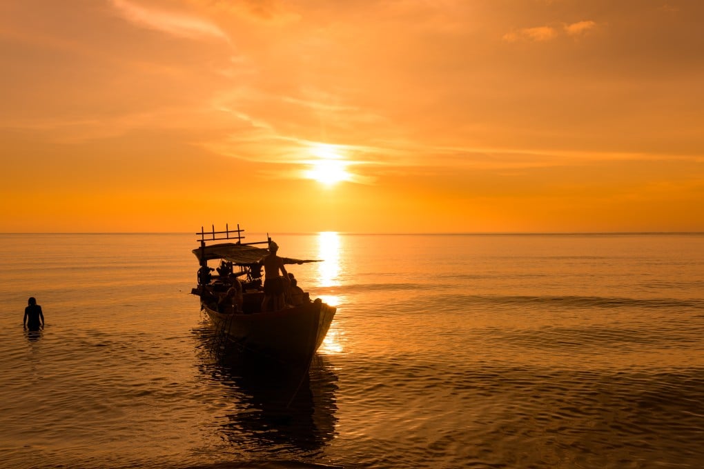 A beautiful sunset on Koh Rong Samloem island, Cambodia, where you’ll still find solitude and unspoiled nature – but for how much longer? Photo: Shutterstock
