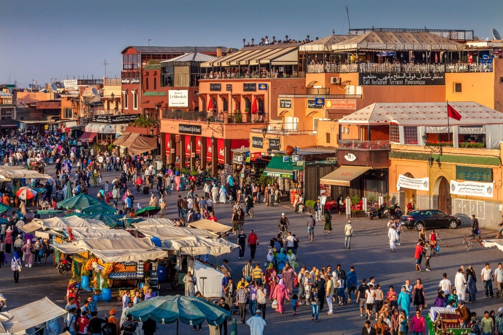 The Jemaa el-Fna Square, in Marrakech, Morocco. Photo: Alamy