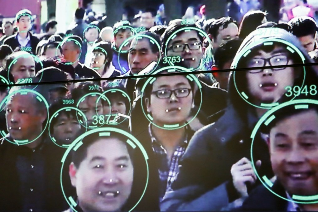 A computer screen shows a demonstration of facial recognition technology at a public security exhibition in Beijing on October 24, 2018. Photo: Reuters
