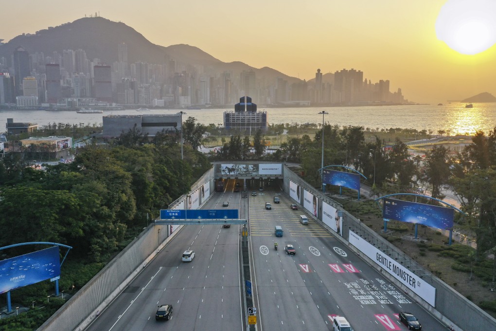 The privately run Western Harbour Tunnel is one of three harbour crossings in Hong Kong. The other two are publicly operated. Photo: Winson Wong