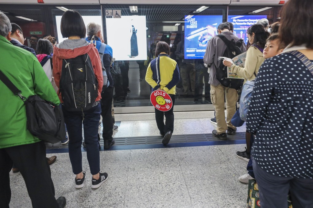 Commuters were hit during both the morning and evening rush hours on Monday and Tuesday. Photo: Felix Wong