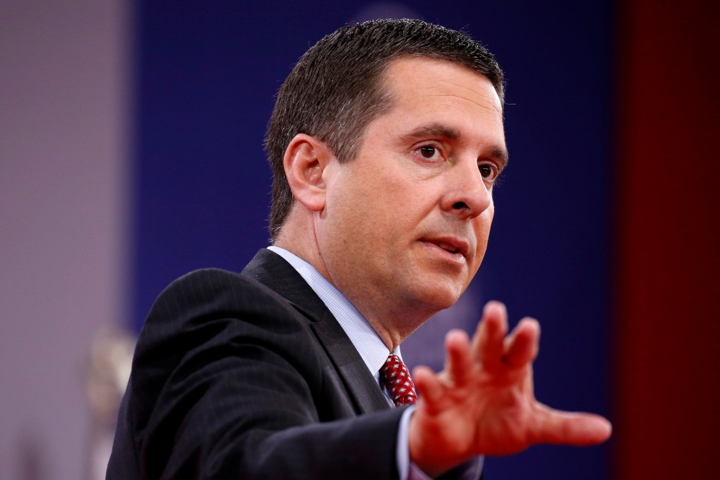 Republican lawmaker Devin Nunes speaks at the Conservative Political Action Conference (CPAC) on February 24, 2018. Photo: Reuters/Joshua Roberts