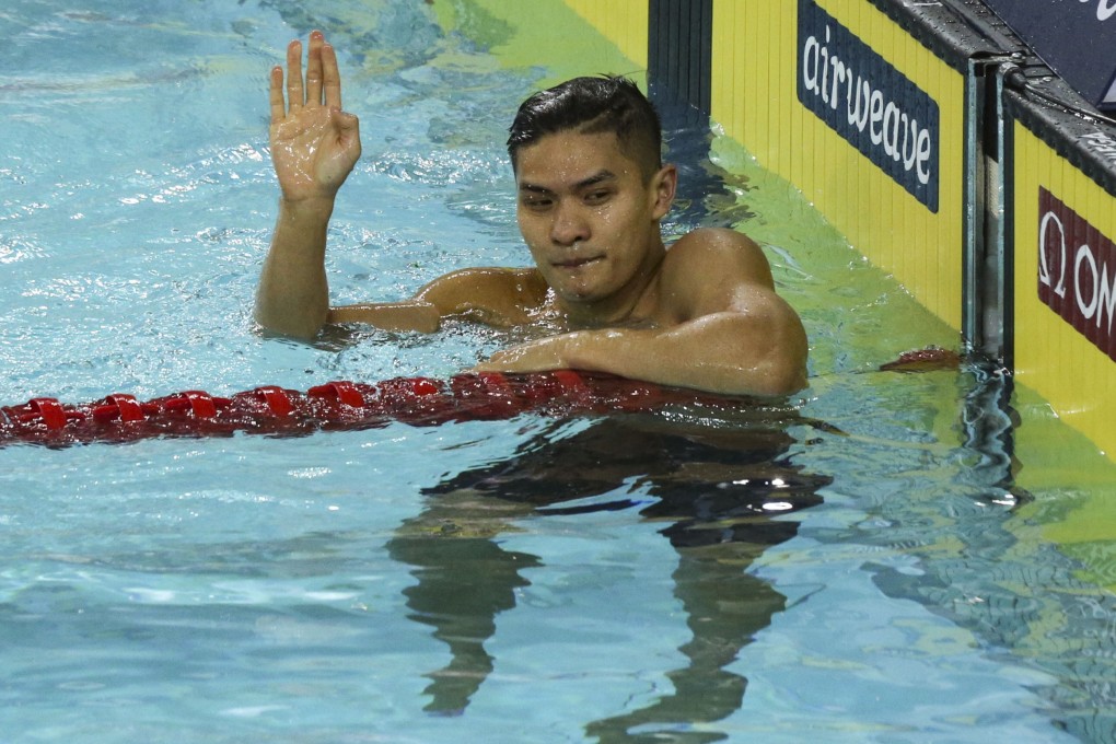 Kenneth To at the 2017 Swimming World Cup in Causeway Bay. He died aged 26 on Monday night in the US after a training session. Photo: Felix Wong
