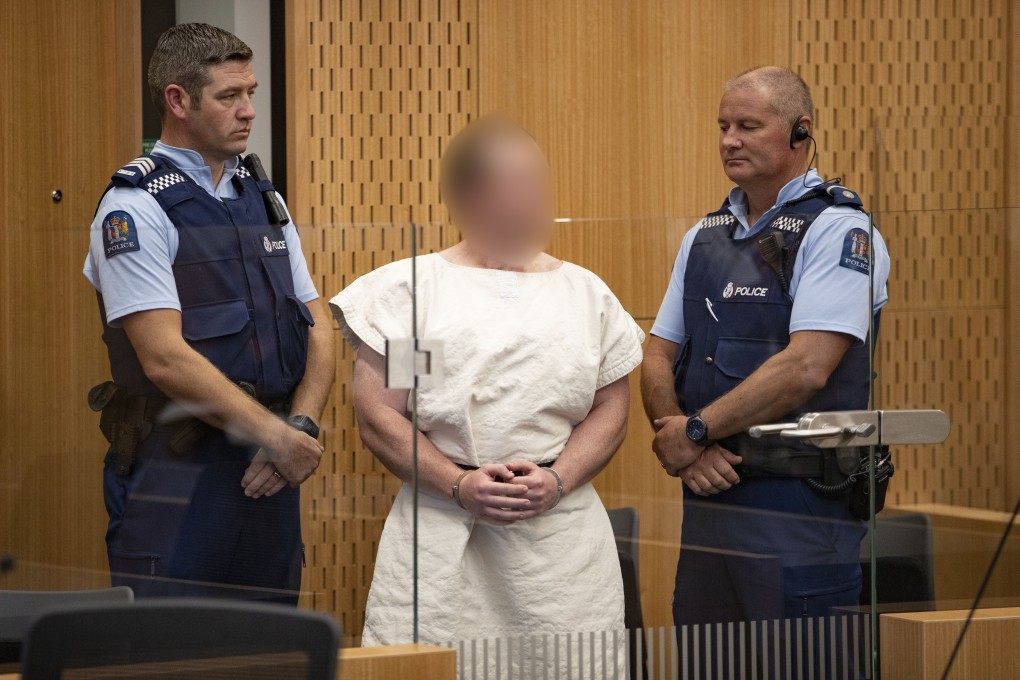 Brenton Harrison Tarrant stands charged with murder, in Christchurch District Court on March 16. Photo: New Zealand Herald