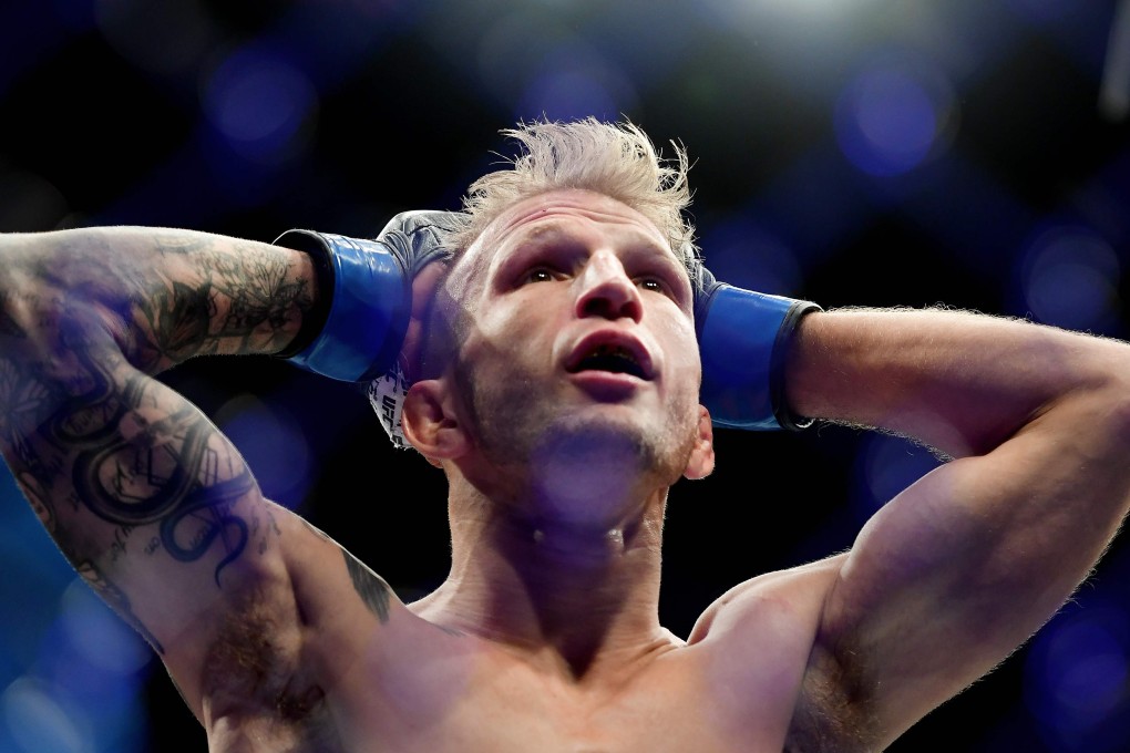 T.J. Dillashaw has relinquished his UFC bantamweight drown after a positive drug test. Photo: AFP