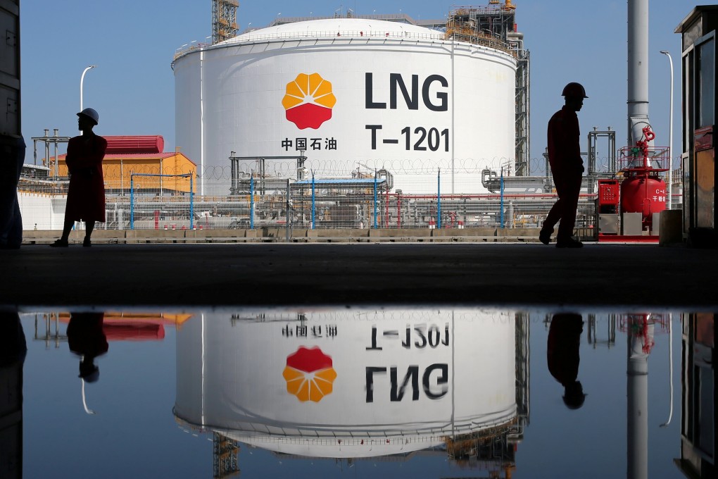 A PetroChina receiving terminal at Rudong port in Nantong, in China’s eastern Jiangsu province. Photo: Reuters